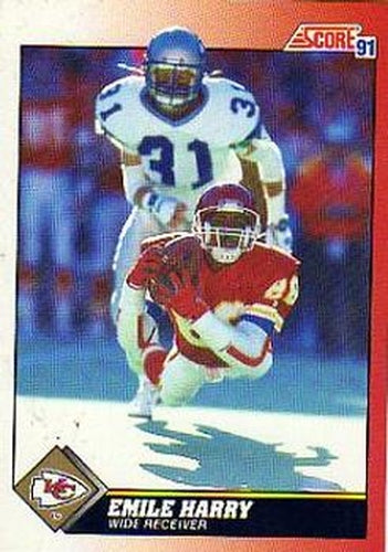 #120 Emile Harry - Kansas City Chiefs - 1991 Score Football