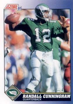 #12 Randall Cunningham - Philadelphia Eagles - 1991 Score Football