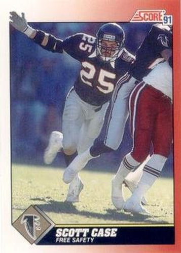 #142 Scott Case - Atlanta Falcons - 1991 Score Football