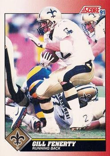 #144 Gill Fenerty - New Orleans Saints - 1991 Score Football