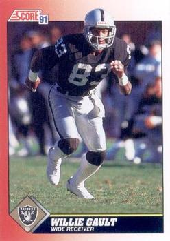 #147 Willie Gault - Los Angeles Raiders - 1991 Score Football