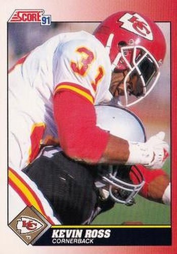 #151 Kevin Ross - Kansas City Chiefs - 1991 Score Football