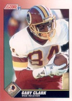 #154 Gary Clark - Washington Redskins - 1991 Score Football