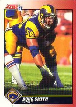#156 Doug Smith - Los Angeles Rams - 1991 Score Football