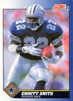 #15 Emmitt Smith - Dallas Cowboys - 1991 Score Football