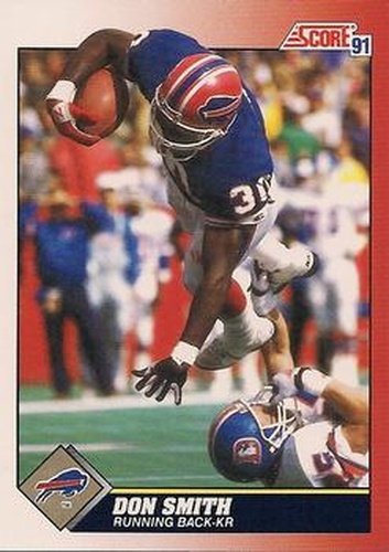 #160 Don Smith - Buffalo Bills - 1991 Score Football