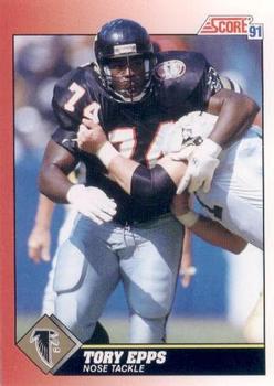 #174 Tory Epps - Atlanta Falcons - 1991 Score Football