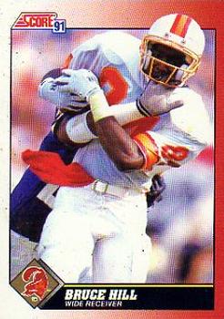 #184 Bruce Hill - Tampa Bay Buccaneers - 1991 Score Football