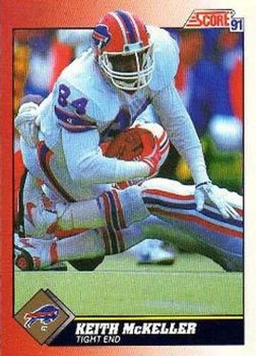 #192 Keith McKeller - Buffalo Bills - 1991 Score Football