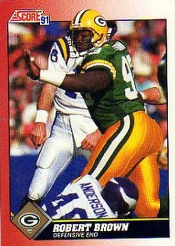 #193 Robert Brown - Green Bay Packers - 1991 Score Football