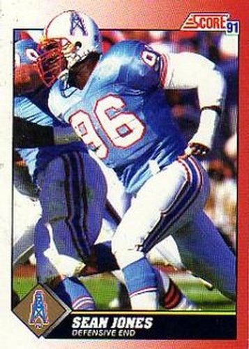 #196 Sean Jones - Houston Oilers - 1991 Score Football