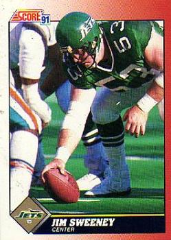 #203 Jim Sweeney - New York Jets - 1991 Score Football