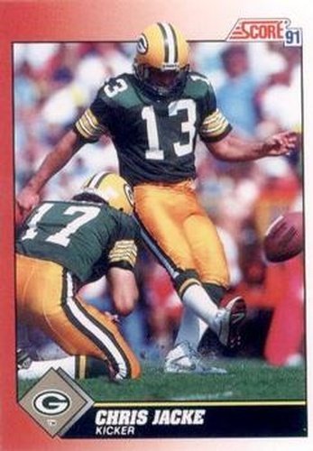 #213 Chris Jacke - Green Bay Packers - 1991 Score Football