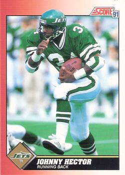 #214 Johnny Hector - New York Jets - 1991 Score Football