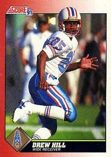 #215 Drew Hill - Houston Oilers - 1991 Score Football