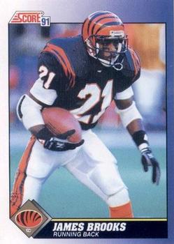 #21 James Brooks - Cincinnati Bengals - 1991 Score Football