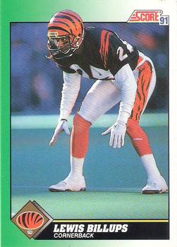 #221 Lewis Billups - Cincinnati Bengals - 1991 Score Football