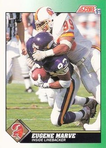 #227 Eugene Marve - Tampa Bay Buccaneers - 1991 Score Football