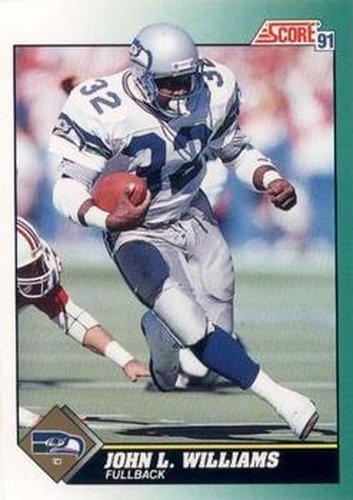 #232 John L. Williams - Seattle Seahawks - 1991 Score Football