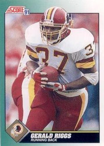 #237 Gerald Riggs - Washington Redskins - 1991 Score Football