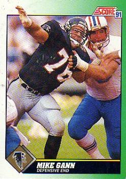 #239 Mike Gann - Atlanta Falcons - 1991 Score Football