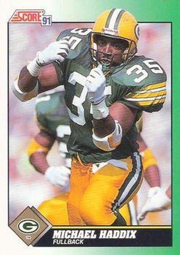 #252 Michael Haddix - Green Bay Packers - 1991 Score Football