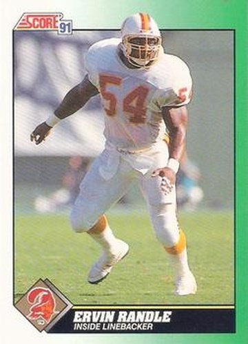 #254 Ervin Randle - Tampa Bay Buccaneers - 1991 Score Football