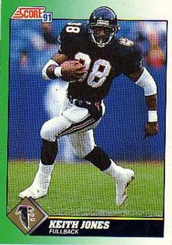 #257 Keith Jones - Atlanta Falcons - 1991 Score Football