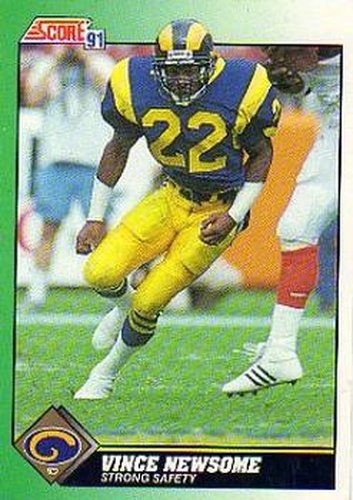 #259 Vince Newsome - Los Angeles Rams - 1991 Score Football