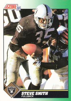 #261 Steve Smith - Los Angeles Raiders - 1991 Score Football
