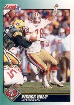 #263 Pierce Holt - San Francisco 49ers - 1991 Score Football