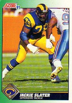 #271 Jackie Slater - Los Angeles Rams - 1991 Score Football