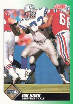 #272 Joe Nash - Seattle Seahawks - 1991 Score Football