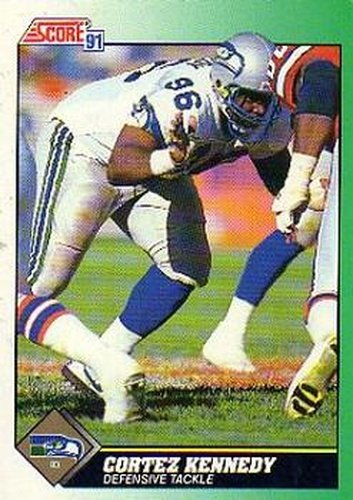 #279 Cortez Kennedy - Seattle Seahawks - 1991 Score Football