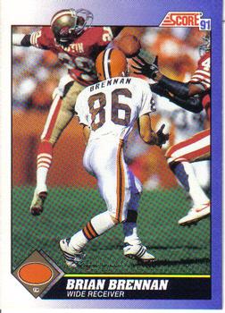 #27 Brian Brennan - Cleveland Browns - 1991 Score Football