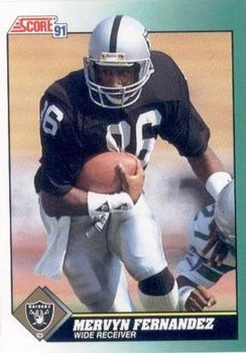 #286 Mervyn Fernandez - Los Angeles Raiders - 1991 Score Football