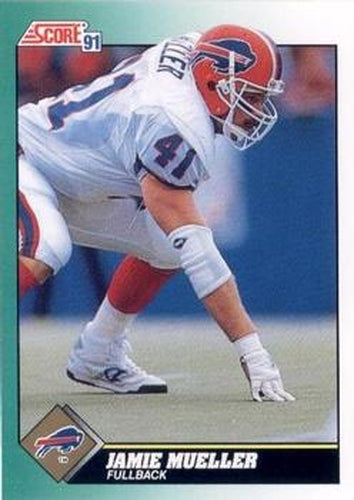 #296 Jamie Mueller - Buffalo Bills - 1991 Score Football