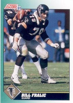 #297 Bill Fralic - Atlanta Falcons - 1991 Score Football