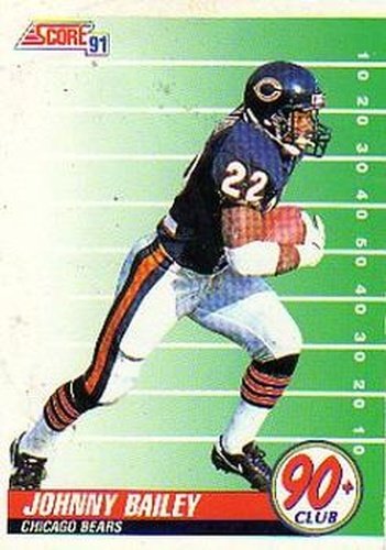 #323 Johnny Bailey - Chicago Bears - 1991 Score Football