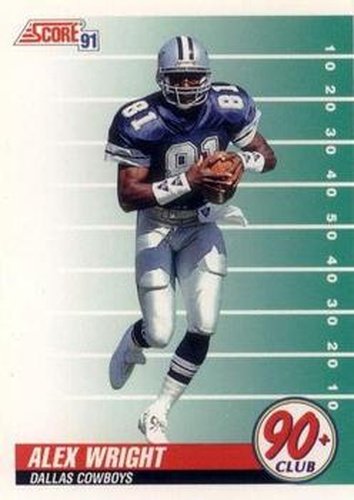 #327 Alex Wright - Dallas Cowboys - 1991 Score Football