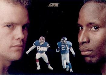 #331 Steve Tasker / Reyna Thompson - Buffalo Bills / New York Giants - 1991 Score Football