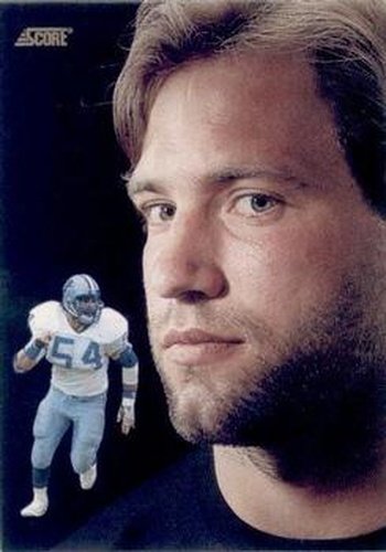 #341 Chris Spielman - Detroit Lions - 1991 Score Football