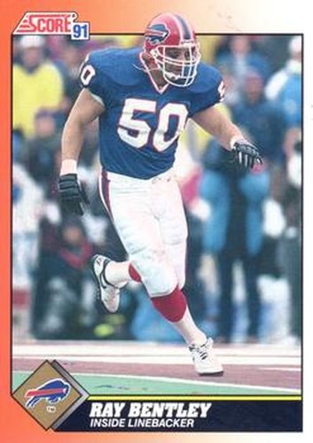 #347 Ray Bentley - Buffalo Bills - 1991 Score Football