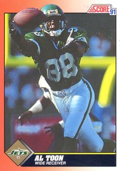#350 Al Toon - New York Jets - 1991 Score Football