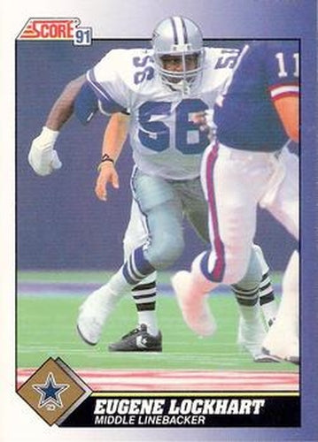 #35 Eugene Lockhart - Dallas Cowboys - 1991 Score Football
