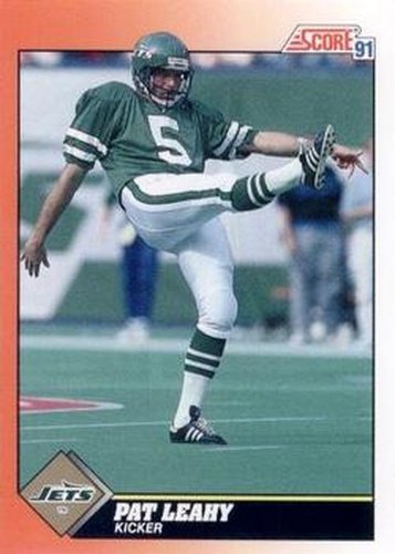 #366 Pat Leahy - New York Jets - 1991 Score Football