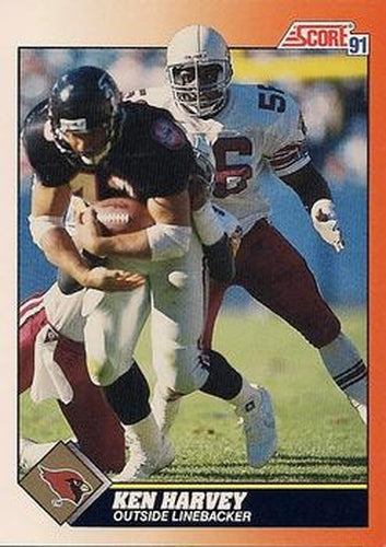 #381 Ken Harvey - Phoenix Cardinals - 1991 Score Football