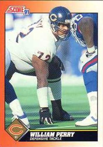 #390 William Perry - Chicago Bears - 1991 Score Football