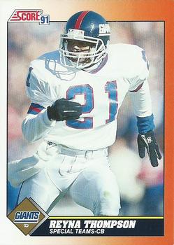 #394 Reyna Thompson - New York Giants - 1991 Score Football