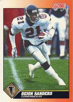 #395 Deion Sanders - Atlanta Falcons - 1991 Score Football